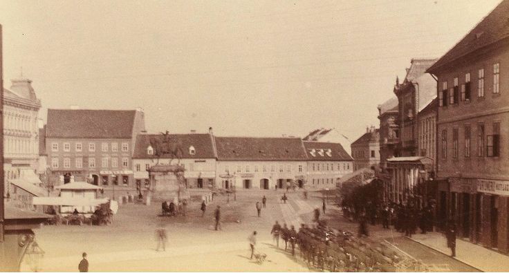 Trg bana Jelačića 1867. godine